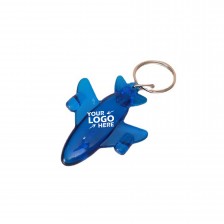 Plastic Airplane Model Keychain